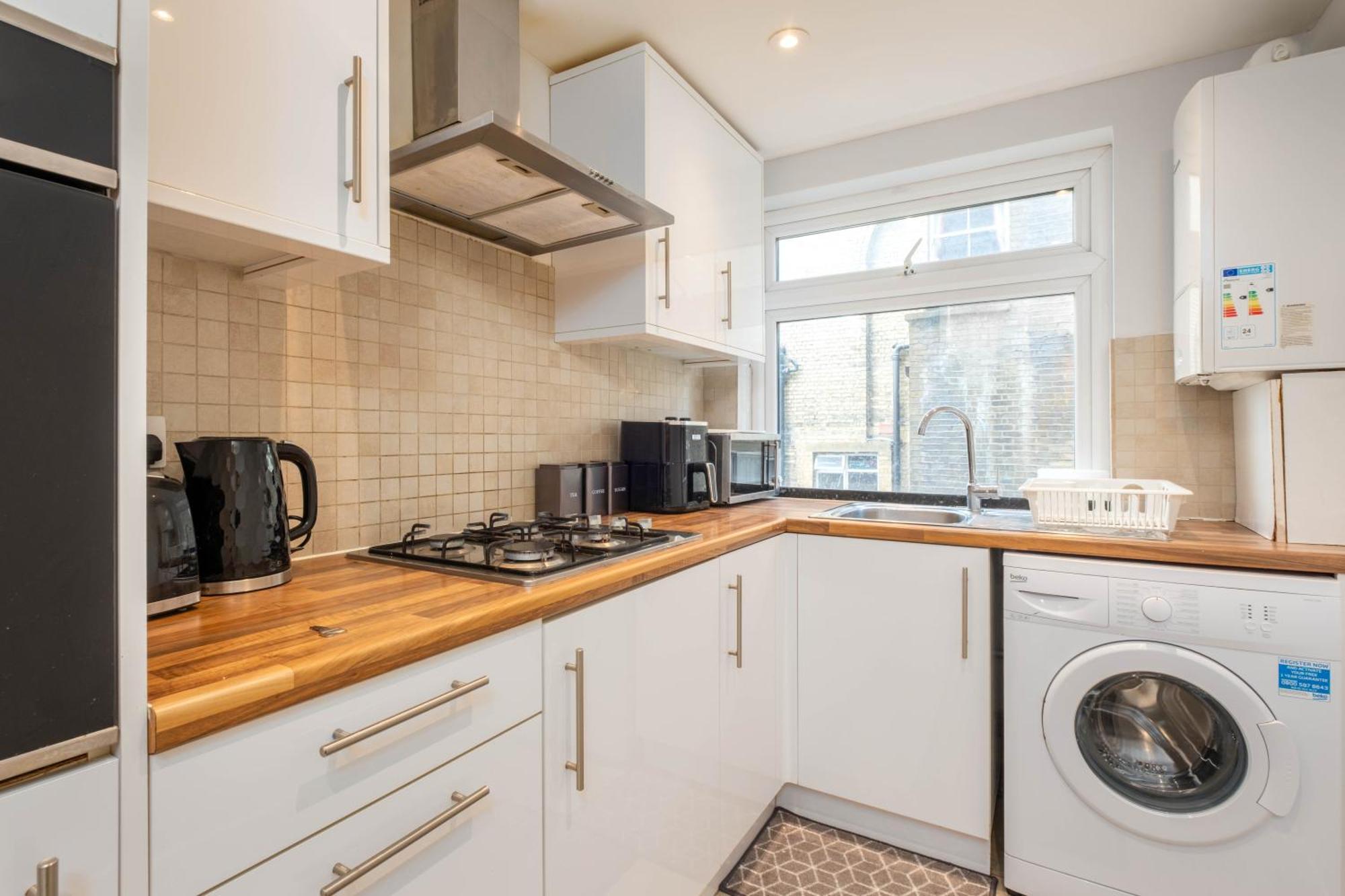 Stylish 2 Bedroom In Central Brighton Free Parking Near Beach And Train Station المظهر الخارجي الصورة